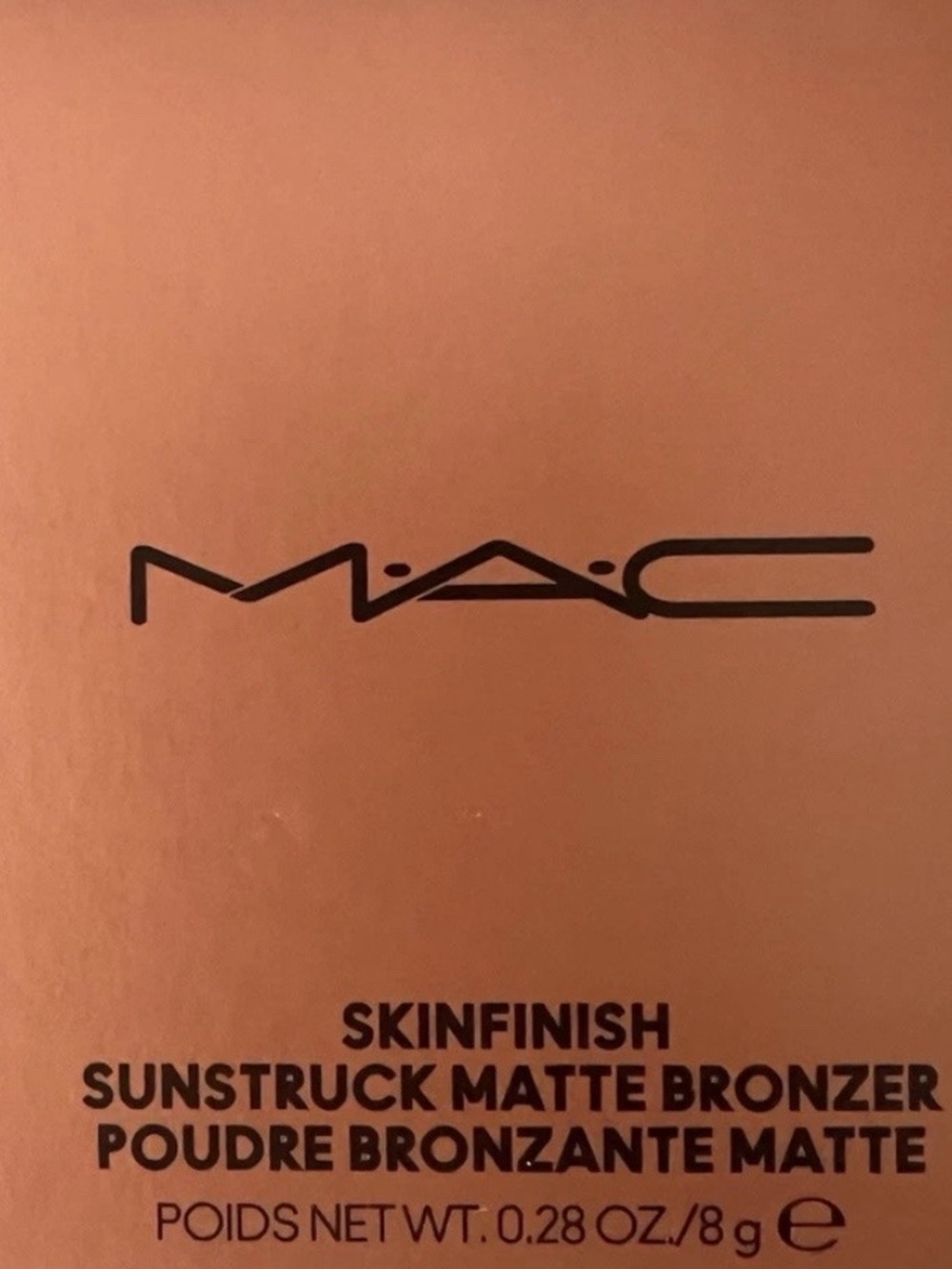 MAC Skinfinish Sunstruck Matte Bronzer LIGHT GOLDEN Full Size 8g NEW AUTHENTIC! - Picture 7 of 8